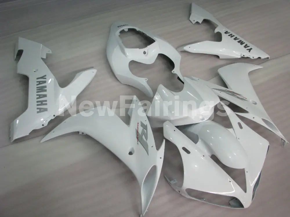 All White Factory Style - YZF-R1 04-06 Fairing Kit