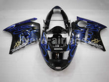 Laden Sie das Bild in den Galerie-Viewer, Black and Blue Flame - CBR 1100 XX 96-07 Fairing Kit -