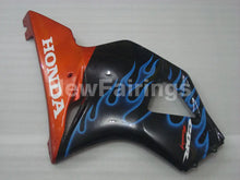 Laden Sie das Bild in den Galerie-Viewer, Black and Blue Flame - CBR 954 RR 02-03 Fairing Kit -