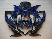 Laden Sie das Bild in den Galerie-Viewer, Black and Blue Flame - GSX-R600 08-10 Fairing Kit