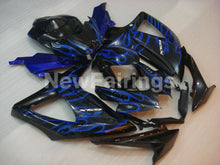 Laden Sie das Bild in den Galerie-Viewer, Black and Blue Flame - GSX-R750 08-10 Fairing Kit Vehicles