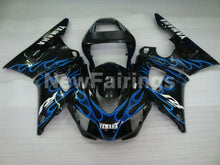 Laden Sie das Bild in den Galerie-Viewer, Black and Blue Flame - YZF-R1 98-99 Fairing Kit - Vehicles