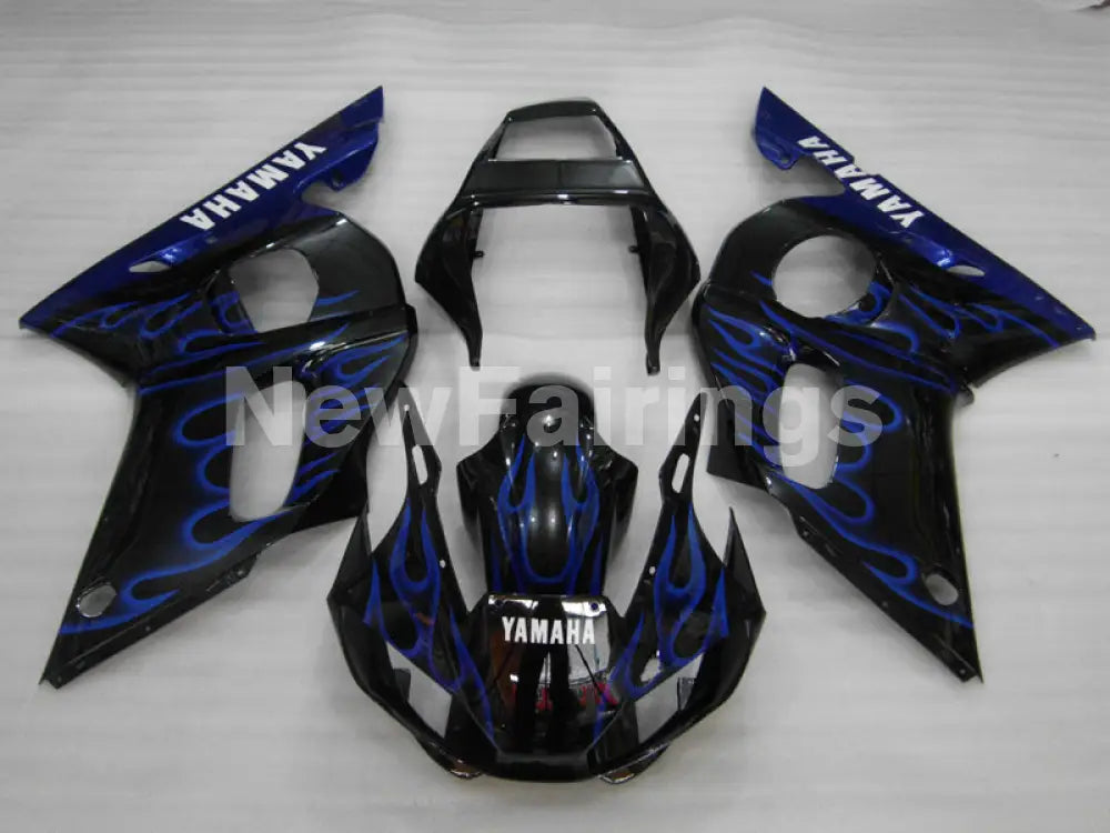 Black and Blue Flame - YZF-R6 98-02 Fairing Kit Vehicles & Parts > Vehicle Parts & Accessories > Motor Vehicle Parts >