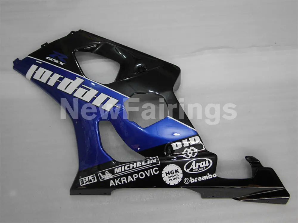 Black and Blue White Jordan - GSX - R1000 03 - 04 Fairing