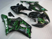 Laden Sie das Bild in den Galerie-Viewer, Black and Green Flame - GSX - R1000 03 - 04 Fairing Kit