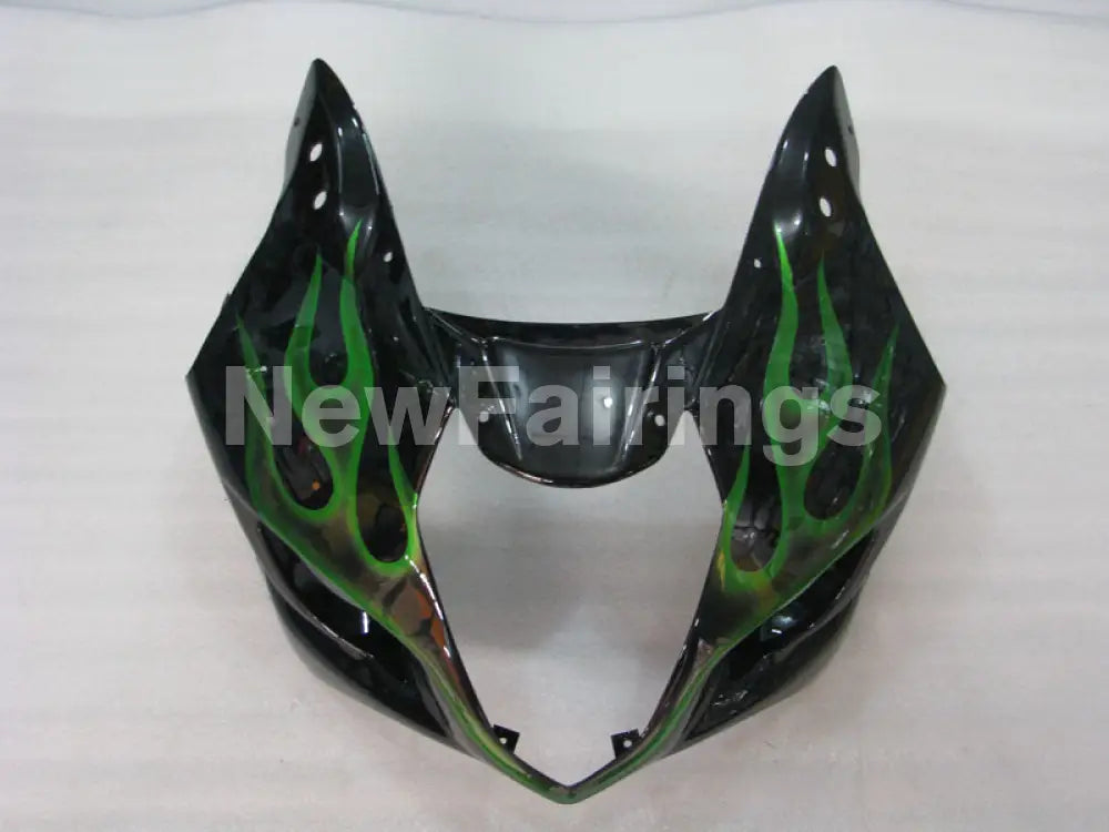 Black and Green Flame - GSX - R1000 03 - 04 Fairing Kit