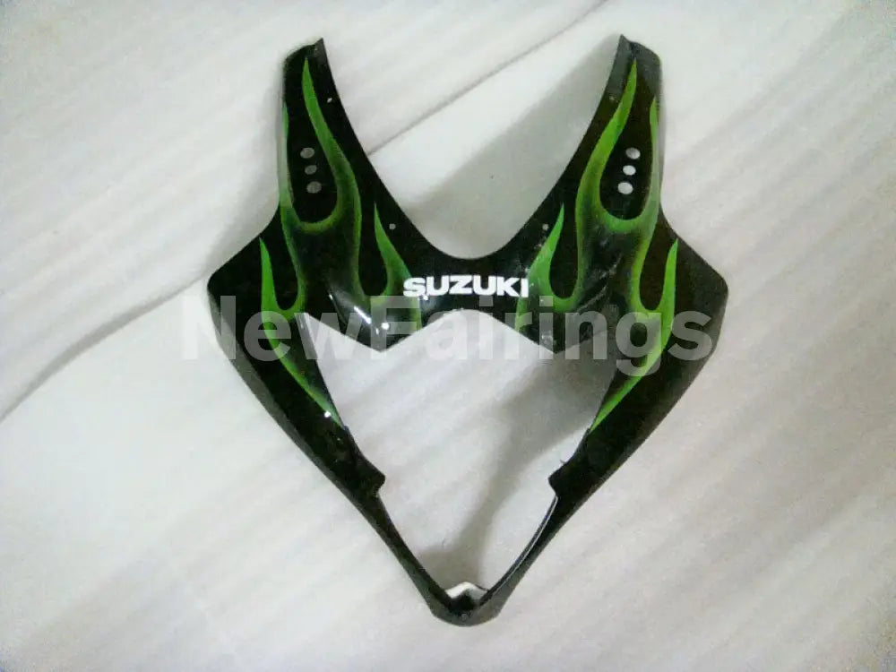 Black and Green Flame - GSX - R1000 05 - 06 Fairing Kit