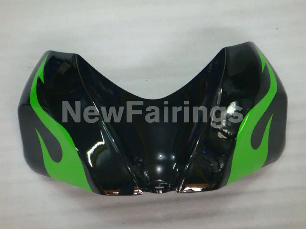 Black and Green Flame - GSX-R750 06-07 Fairing Kit Vehicles