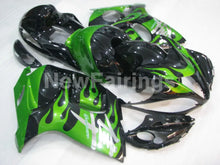Laden Sie das Bild in den Galerie-Viewer, Black and Green Flame - GSX1300R Hayabusa 08-20 Fairing Kit