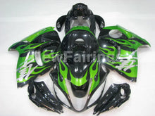 Laden Sie das Bild in den Galerie-Viewer, Black and Green Flame - GSX1300R Hayabusa 08-20 Fairing Kit