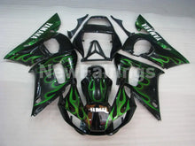 Laden Sie das Bild in den Galerie-Viewer, Black and Green Flame - YZF-R6 98-02 Fairing Kit Vehicles &amp; Parts &gt; Vehicle Parts &amp; Accessories &gt; Motor Vehicle Parts &gt;