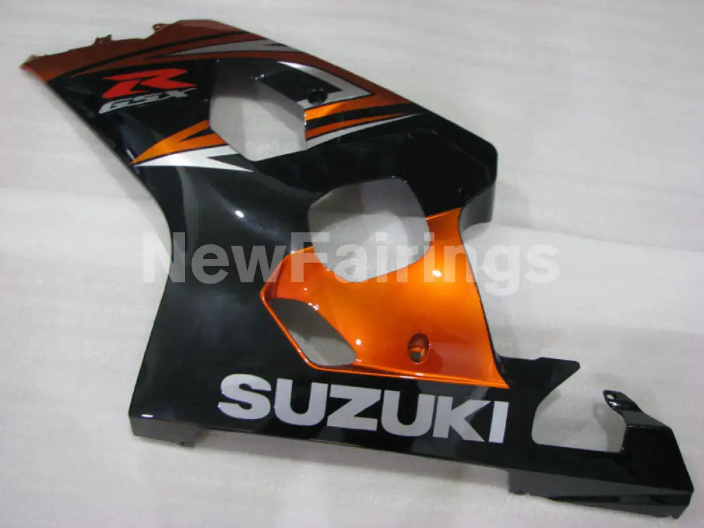 Black and Orange Factory Style - GSX-R750 04-05 Fairing Kit