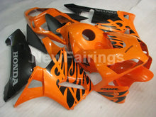 Laden Sie das Bild in den Galerie-Viewer, Black and Orange Fire - CBR600RR 03-04 Fairing Kit -