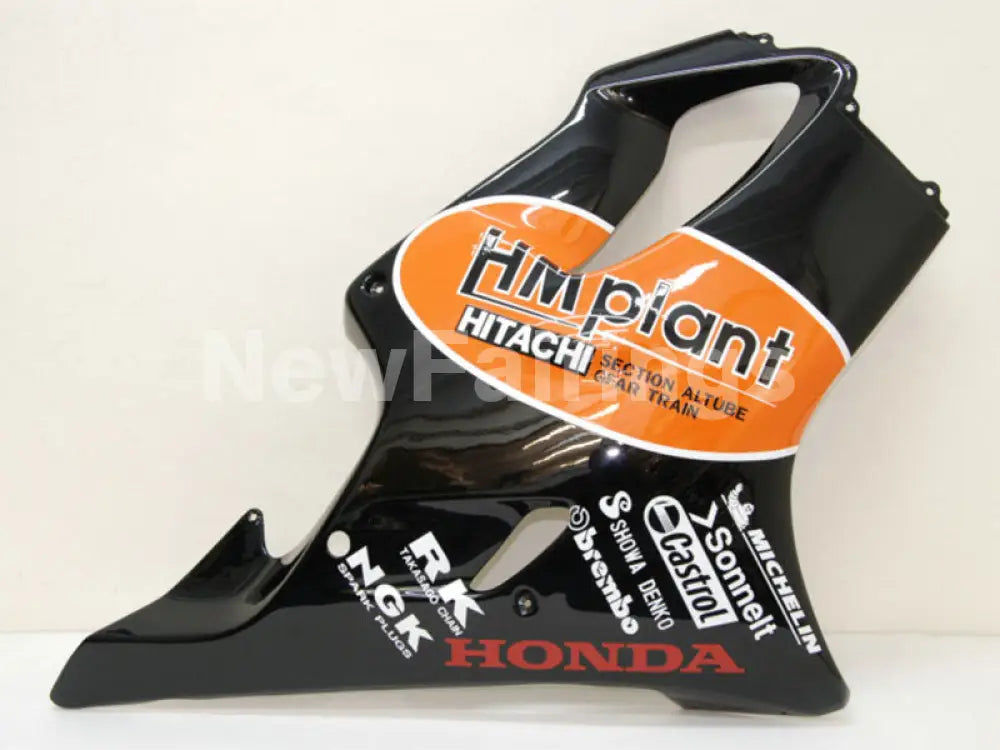 Black and Orange HM plant - CBR600 F4 99-00 Fairing Kit -