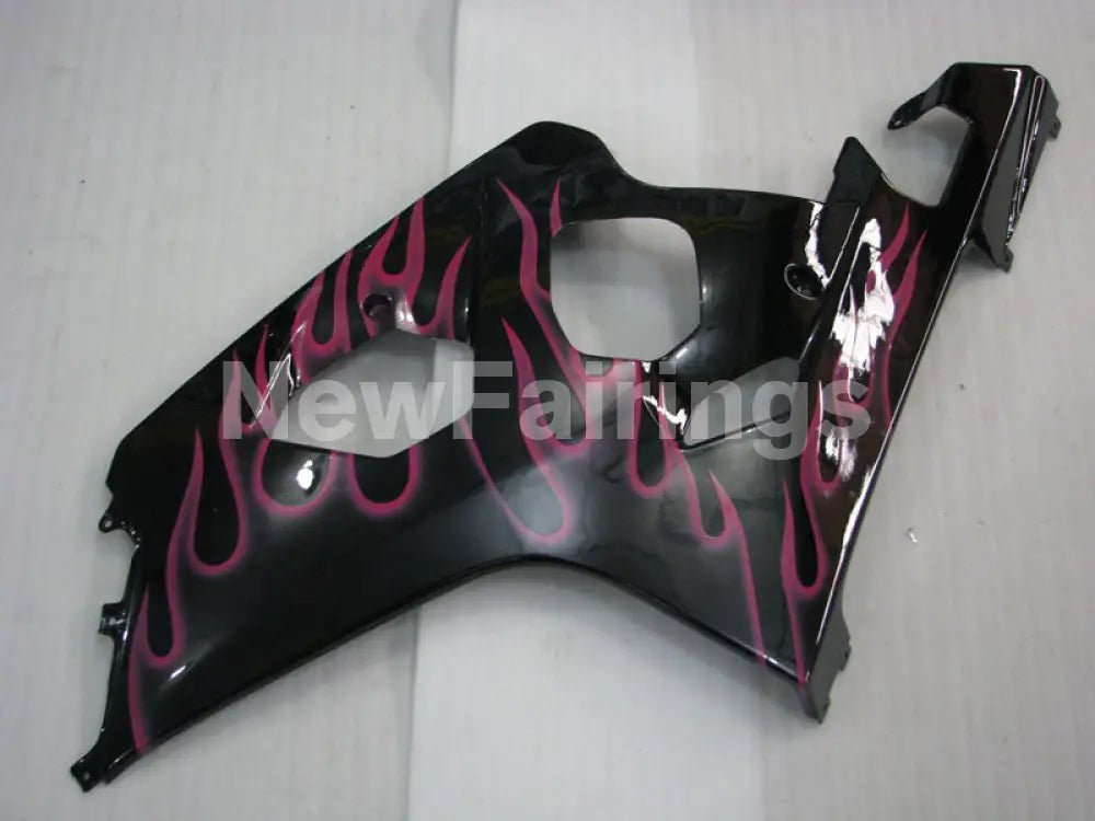 Black and Pink Flame - GSX-R600 04-05 Fairing Kit - Vehicles