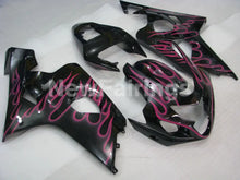 Laden Sie das Bild in den Galerie-Viewer, Black and Pink Flame - GSX-R600 04-05 Fairing Kit - Vehicles