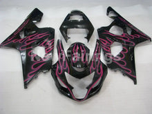Laden Sie das Bild in den Galerie-Viewer, Black and Pink Flame - GSX-R600 04-05 Fairing Kit - Vehicles