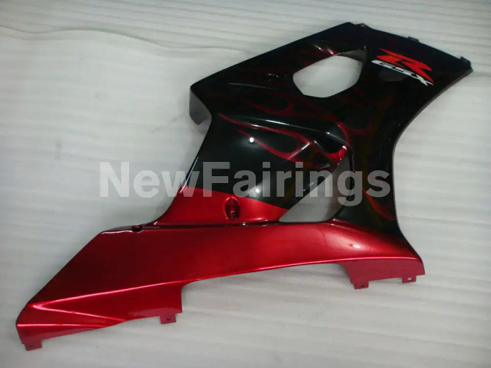 Black and Red Flame - GSX - R1000 03 - 04 Fairing Kit