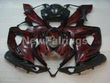 Laden Sie das Bild in den Galerie-Viewer, Black and Red Flame - GSX - R1000 05 - 06 Fairing Kit