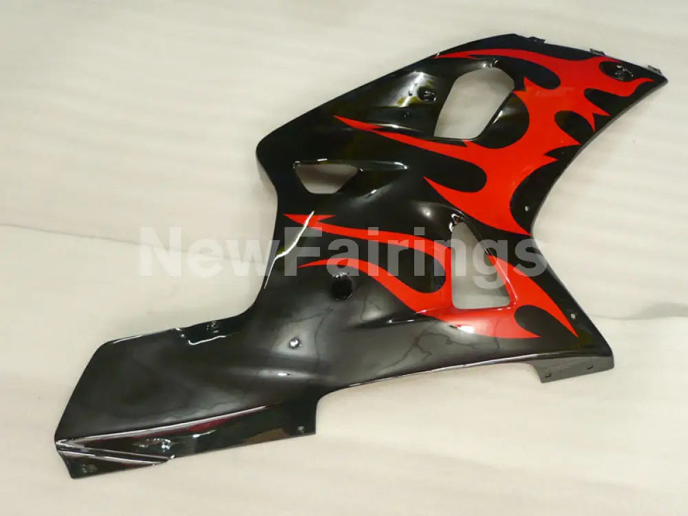Black and Red Flame - GSX-R600 01-03 Fairing Kit - Vehicles