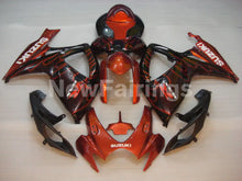 Laden Sie das Bild in den Galerie-Viewer, Black and Red Flame - GSX-R600 06-07 Fairing Kit - Vehicles