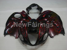 Laden Sie das Bild in den Galerie-Viewer, Black and Red Flame - GSX1300R Hayabusa 99-07 Fairing Kit
