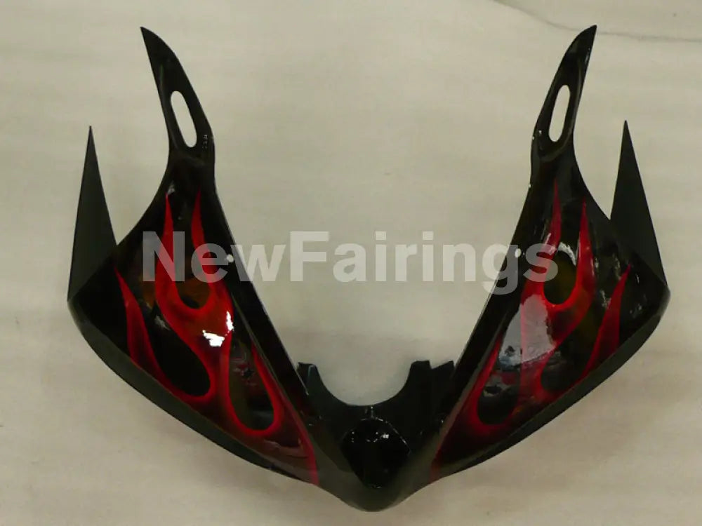 Black and Red Flame Without Decals - YZF-R6 03-04 Fairing Kit Vehicles & Parts > Vehicle Parts & Accessories > Motor