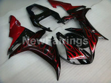 Laden Sie das Bild in den Galerie-Viewer, Black and Red Flame - YZF-R1 02-03 Fairing Kit - Vehicles &amp;