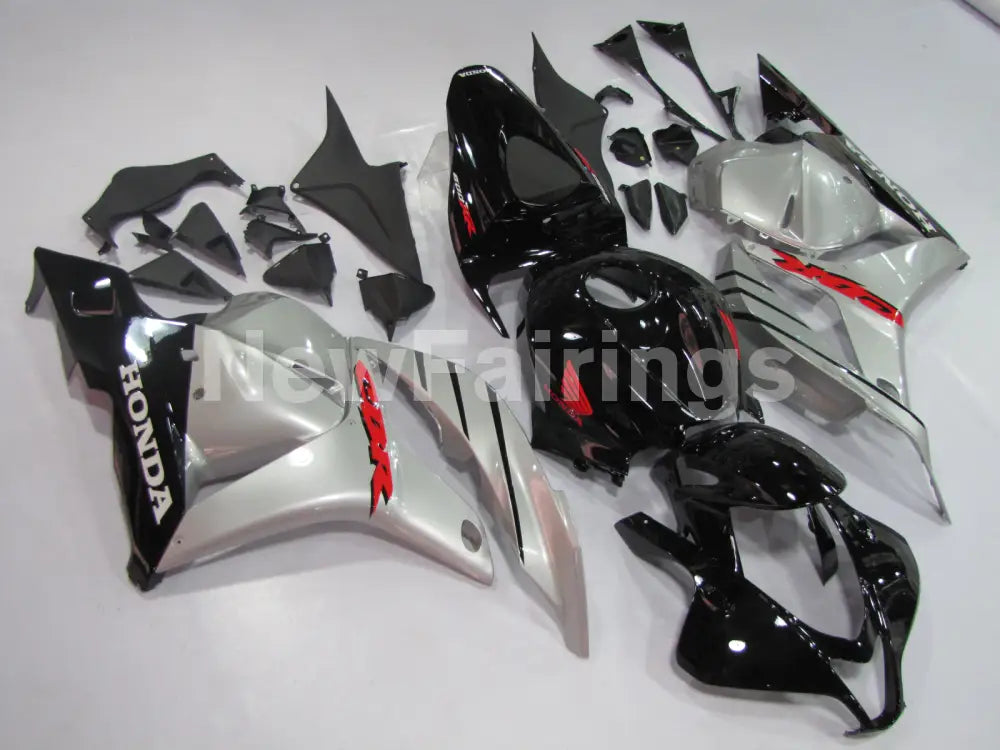 Black and Silver Factory Style - CBR600RR 09-12 Fairing Kit