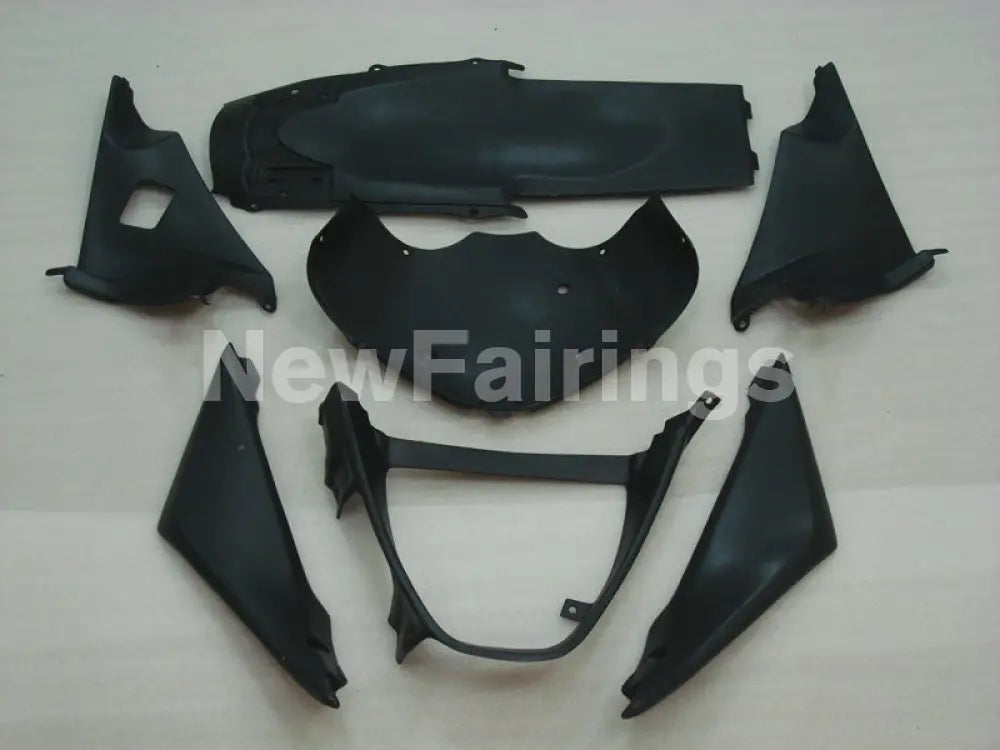 Black and Silver Flame - GSX - R1000 05 - 06 Fairing Kit
