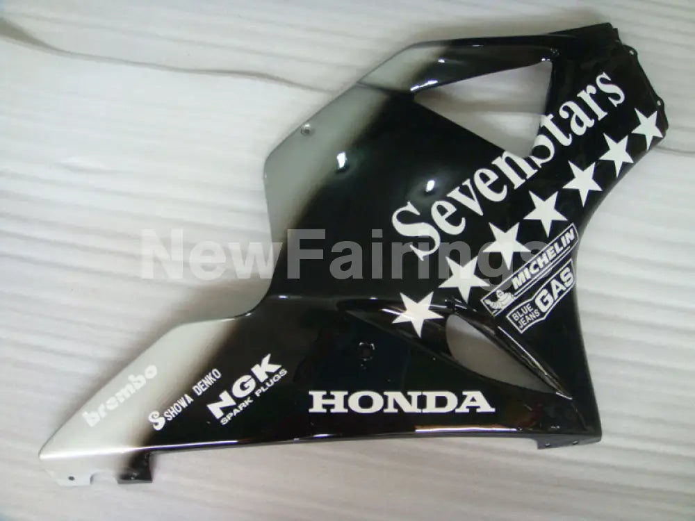 Black and Silver SevenStars - CBR 954 RR 02-03 Fairing Kit -