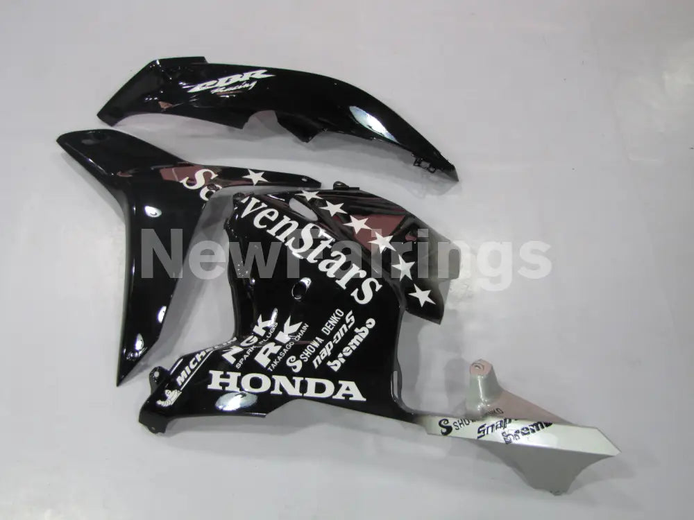 Black and Silver SevenStars - CBR600RR 09-12 Fairing Kit -