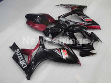 Laden Sie das Bild in den Galerie-Viewer, Black and Wine Red Factory Style - GSX-R750 06-07 Fairing