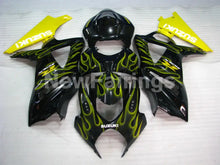 Laden Sie das Bild in den Galerie-Viewer, Black and Yellow Flame - GSX - R1000 07 - 08 Fairing Kit