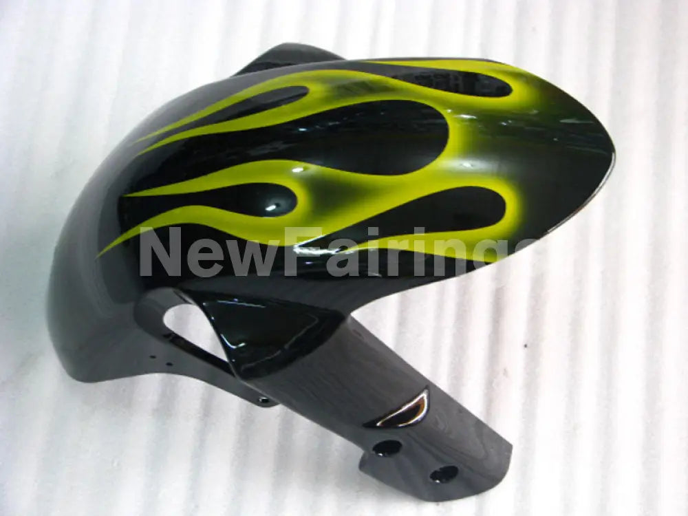 Black and Yellow Flame - GSX-R750 06-07 Fairing Kit