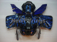 Laden Sie das Bild in den Galerie-Viewer, Black and Blue Flame - CBR600RR 03-04 Fairing Kit - Vehicles