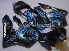 Laden Sie das Bild in den Galerie-Viewer, Black and Blue Flame - CBR600RR 03-04 Fairing Kit - Vehicles