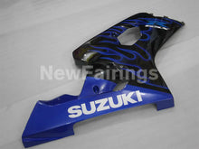 Laden Sie das Bild in den Galerie-Viewer, Black and Blue Flame - GSX-R750 04-05 Fairing Kit Vehicles