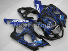 Laden Sie das Bild in den Galerie-Viewer, Black and Blue Flame - GSX-R750 04-05 Fairing Kit Vehicles