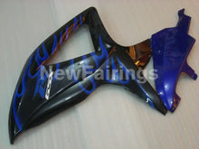 Laden Sie das Bild in den Galerie-Viewer, Black and Blue Flame - GSX-R750 08-10 Fairing Kit Vehicles