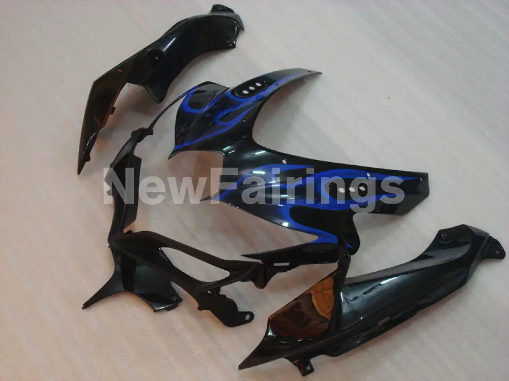 Black and Blue Flame - GSX-R750 08-10 Fairing Kit Vehicles