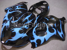 Laden Sie das Bild in den Galerie-Viewer, Black and Blue Flame - GSX1300R Hayabusa 99-07 Fairing Kit