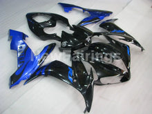 Laden Sie das Bild in den Galerie-Viewer, Black and Blue Flame - YZF-R1 04-06 Fairing Kit - Vehicles