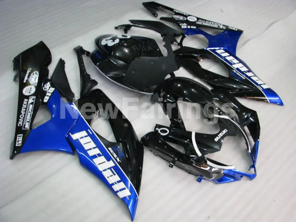 Black and Blue Jordan - GSX - R1000 05 - 06 Fairing Kit