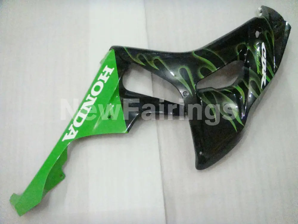 Black and Green Flame - CBR1000RR 06-07 Fairing Kit -