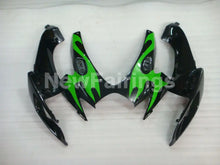 Laden Sie das Bild in den Galerie-Viewer, Black and Green Flame - GSX-R600 06-07 Fairing Kit -