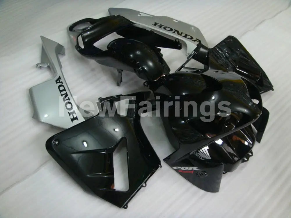 Black and Grey Factory Style - CBR600RR 03-04 Fairing Kit -