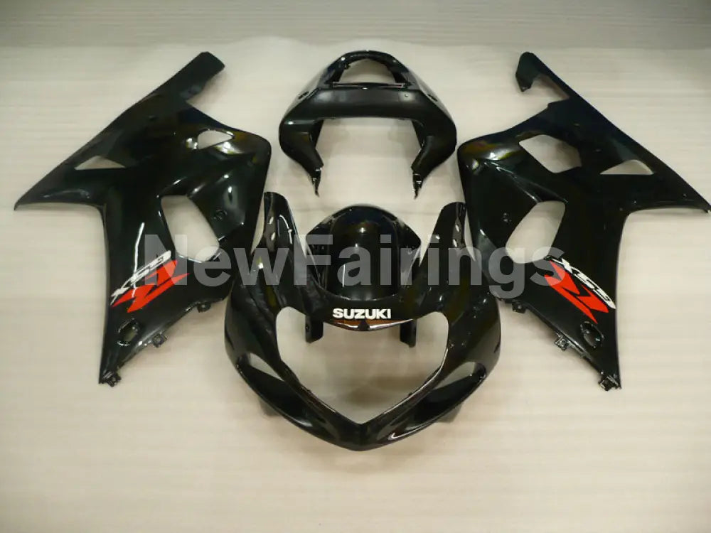 Black and Matte Factory Style - GSX-R750 00-03 Fairing Kit