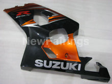 Laden Sie das Bild in den Galerie-Viewer, Black and Orange Factory Style - GSX-R600 04-05 Fairing Kit