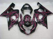 Laden Sie das Bild in den Galerie-Viewer, Black and Pink Flame - GSX-R750 04-05 Fairing Kit Vehicles